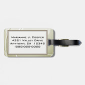 Étiquette À Bagage Balises des bagages de conception de volley-ball (Dos horizontal)