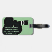 Étiquette À Bagage Balises des bagages de conception photographique (Dos horizontal)