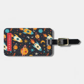 Étiquette À Bagage Balises des bagages de fusée (Devant horizontal)