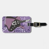 Étiquette À Bagage Balises des bagages de guitare électrique (Devant horizontal)