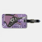 Étiquette À Bagage Balises des bagages de guitare électrique (Dos horizontal)