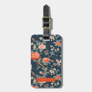 Étiquette À Bagage Balises des bagages de jolies fleurs