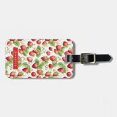 Étiquette À Bagage Balises des bagages fraises (Devant horizontal)