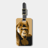 Étiquette À Bagage Balises des bagages Gorilla (Devant Vertical)