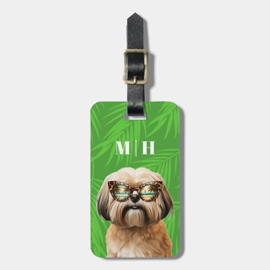 Étiquette À Bagage Balises Lhasa Apso (Devant Vertical)