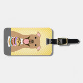 Étiquette À Bagage Balises Pit Bull (Devant horizontal)