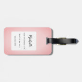 Étiquette À Bagage Balises Pit Bull (Dos horizontal)