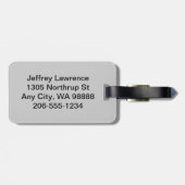 Étiquette À Bagage Balises pour la conception de hockey sur glace (Dos horizontal)