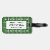 Étiquette À Bagage Balises pour la conception du terrain de football (Dos horizontal)