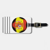 Étiquette À Bagage Balle de football en Espagne (Devant horizontal)