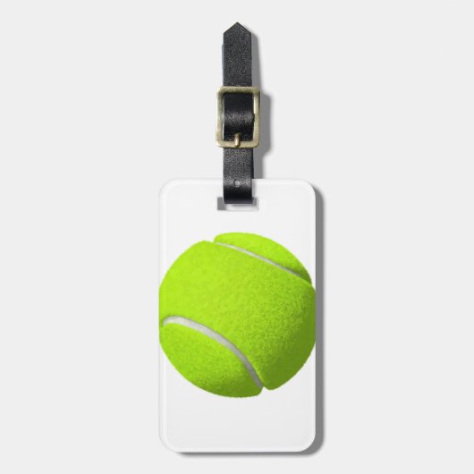 Étiquette À Bagage Balle de tennis (Devant Vertical)