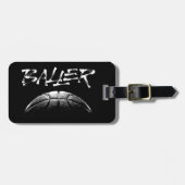 Étiquette À Bagage Baller (basket) (Devant horizontal)