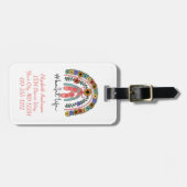 Étiquette À Bagage Ballerina Dance Studio Instructeur de ballet Danse (Devant horizontal)