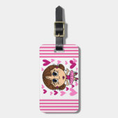 Étiquette À Bagage Ballerina Girl (Devant Vertical)