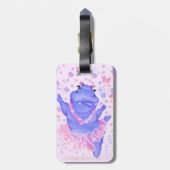 Étiquette À Bagage Ballerina Hippo bagage étiquette Bonne danseuse de (Dos Vertical)