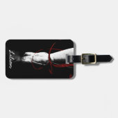 Étiquette À Bagage Ballerine artistique de danseur classique (Devant horizontal)