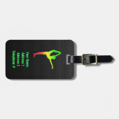 Étiquette À Bagage Ballet élégant (Devant horizontal)