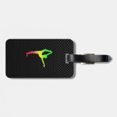 Étiquette À Bagage Ballet élégant (Dos horizontal)