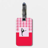 Étiquette À Bagage Ballet mignon (Dos Vertical)