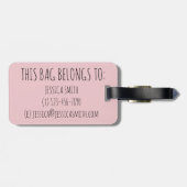 Étiquette À Bagage Ballet Tap Jazz Acro Lyrical Dance Chaussure Ensei (Dos horizontal)