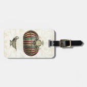 Étiquette À Bagage Ballon baroque avec l'horloge (Devant horizontal)