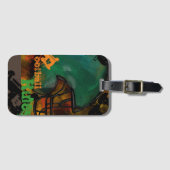 ÉTIQUETTE À BAGAGE BALLON DE FOOT AMÉRICAIN (Devant Horizontal)