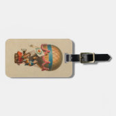 Étiquette À Bagage Ballons à air chaud du pavillon du coeur (Devant horizontal)