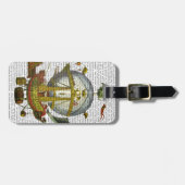 Étiquette À Bagage Ballons à air chaud Minerve (Devant horizontal)