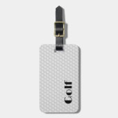 Étiquette À Bagage Ballons de golf Résumé Design Bagage balise (Devant Vertical)