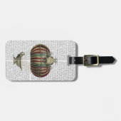 Étiquette À Bagage Balloon d'Imaginaire baroque 4 (Devant horizontal)