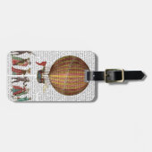 Étiquette À Bagage Ballotte À Air Chaud Et Personnes (Devant horizontal)