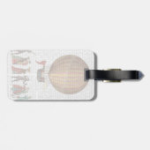 Étiquette À Bagage Ballotte À Air Chaud Et Personnes (Dos horizontal)