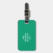 Étiquette À Bagage Balls de golf mignonnes et Motif Tee - shirt (Devant Vertical)