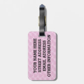 Étiquette À Bagage Baltimore Oriole Love (Dos Vertical)