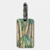 Étiquette À Bagage Bambou (Dos Vertical)