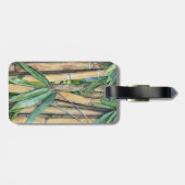 Étiquette À Bagage Bambou (Dos horizontal)