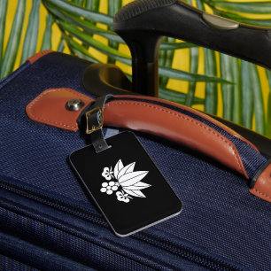 Étiquette À Bagage Bambou de pin à la Gentienne