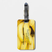 Étiquette À Bagage Bananes (Dos Vertical)