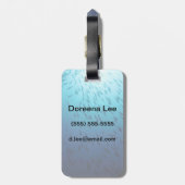 Étiquette À Bagage Banc des poissons (Dos Vertical)