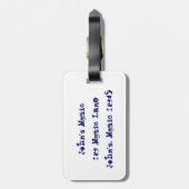 Étiquette À Bagage Bande de cassette de musique rétro cool, Grooves d (Dos Vertical)