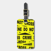 Étiquette À Bagage Bande de scène de crime (Devant Vertical)