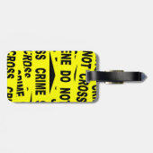 Étiquette À Bagage Bande de scène de crime (Dos horizontal)