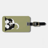 Étiquette À Bagage Bande dessinée mignonne Cavachon (Devant horizontal)