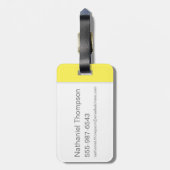 Étiquette À Bagage Bande entière 13 Mystery Inc (Dos Vertical)