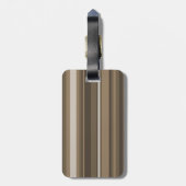 Étiquette À Bagage Bandes Brown (Dos Vertical)