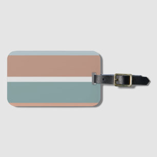 Étiquette À Bagage Bandes de couleurs coupées