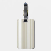 Étiquette À Bagage Bandes de grès monogramme (Dos Vertical)