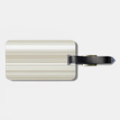 Étiquette À Bagage Bandes de grès monogramme (Dos horizontal)