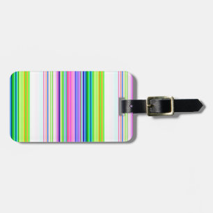 Étiquette À Bagage Bandes néon colorées chaudes