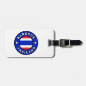 Étiquette À Bagage Bangkok Thaïlande (Devant horizontal)